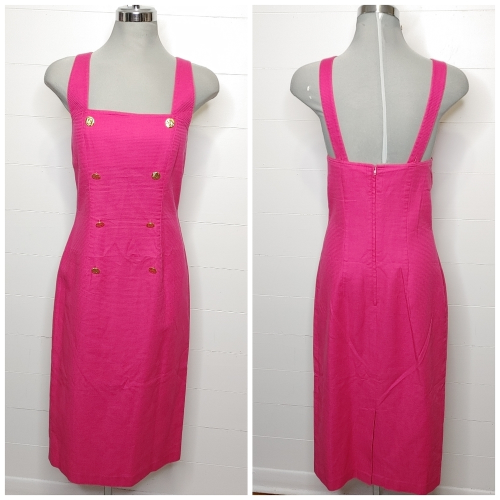 VINTAGE Jackie K. Barbie pink dress size M